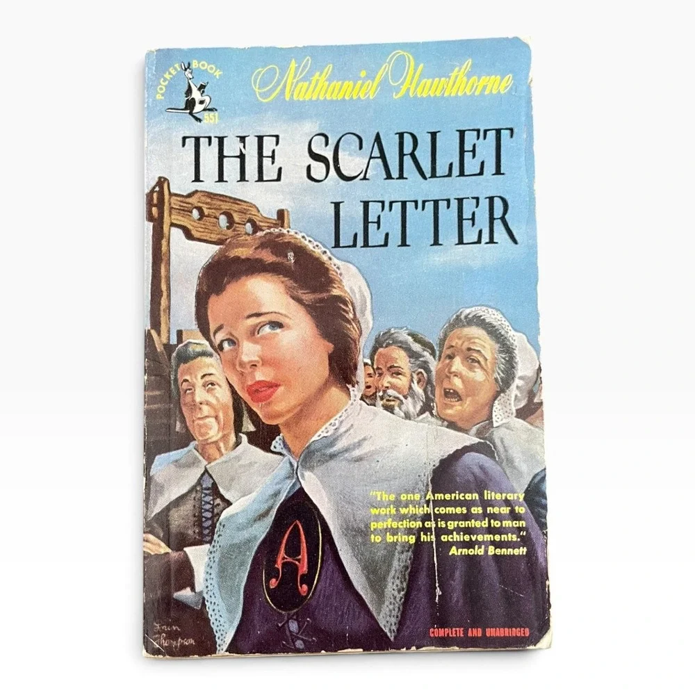 The Scarlet Letter Nathaniel Hawthorne Pocket Book 551 1948 Paperback Vintage